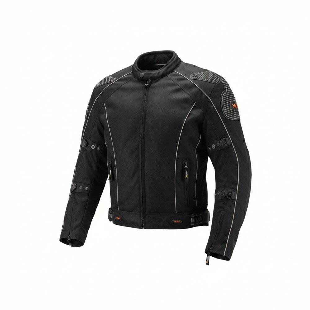 Xelement Men's Armored Mesh Motorcycle Jacket w/ Zip-Out Liner -Large
